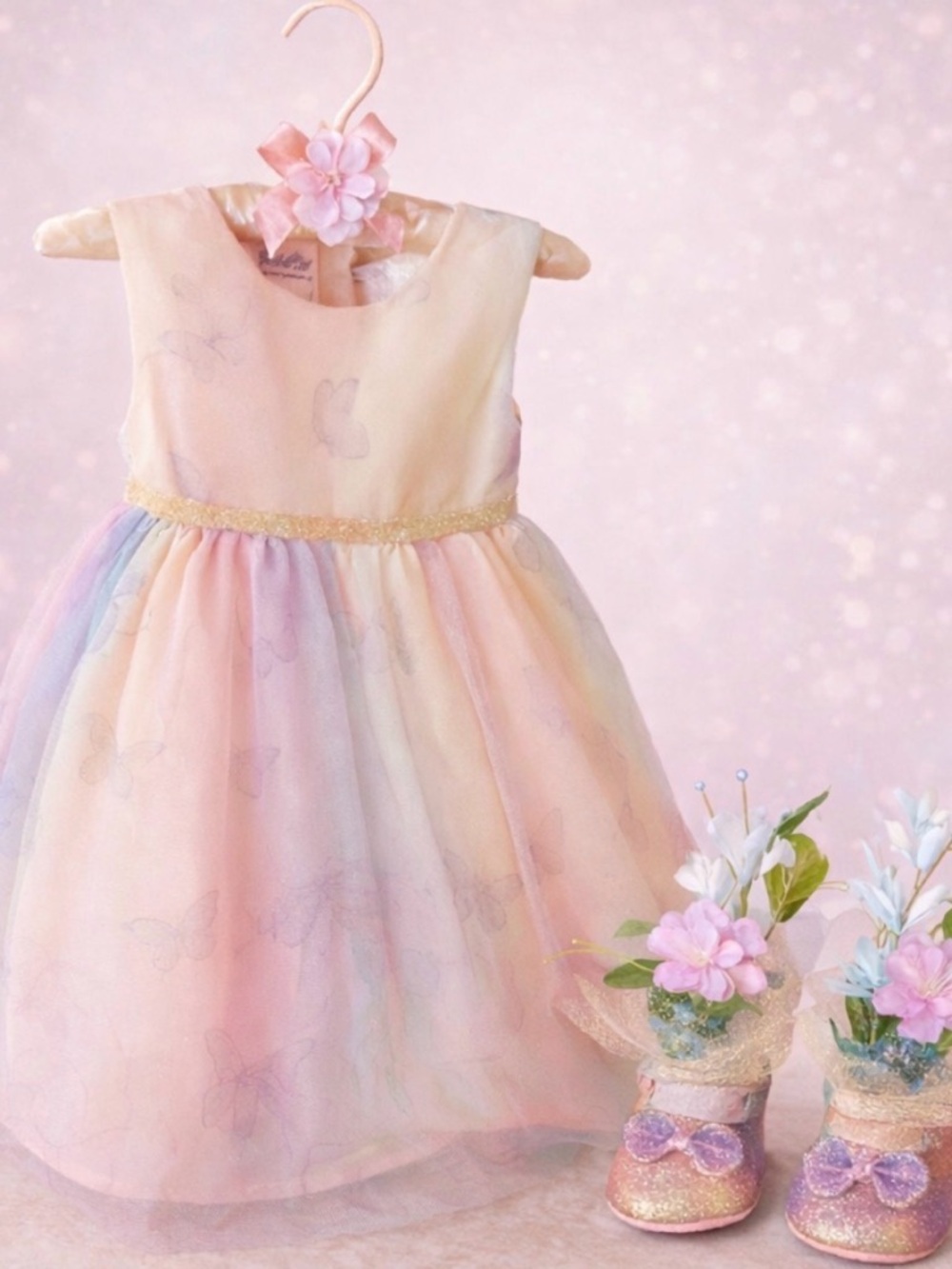 Butterfly Theme Baby Shower Centerpiece, Girls Birthday, Wearable Outfit